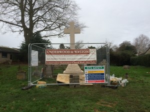 War Memorial Work in Progress December 15