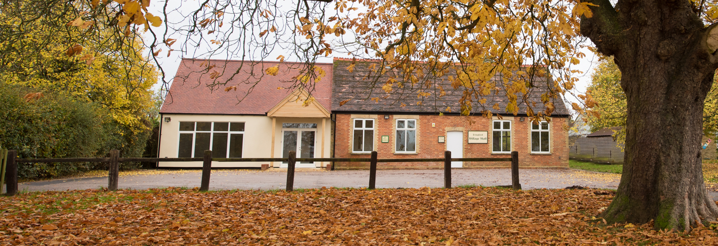 The new, refurbished, Village Hall , Autumn 2015