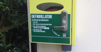 Fringford has a DEFIBRILLATOR